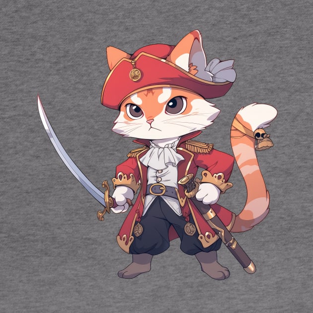 Pirate Swashbuckler Cat Hero by SundayDonuts